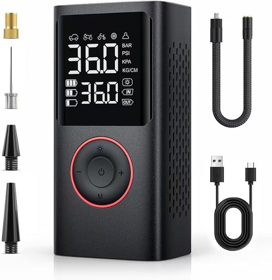 Cordless Tire Inflator Portable Air Compressor